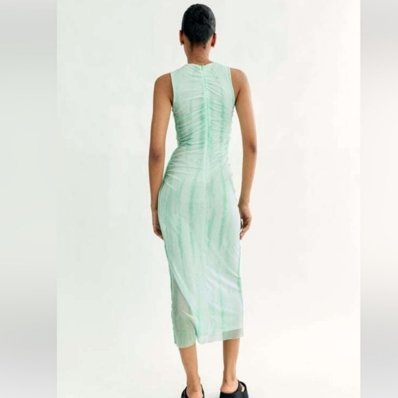 NWT Zara Printed Tulle Dress, Size XXL - Picture 4 of 13